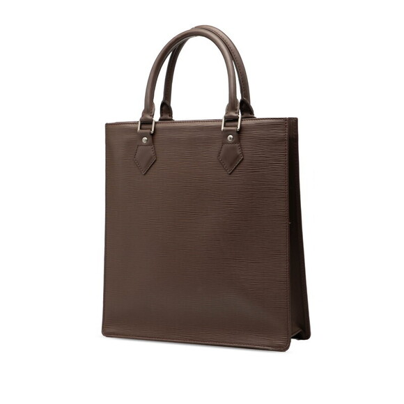 Louis Vuitton Handbags - Louis Vuitton Mocha Epi Handbag Leather Plat Brown Sac